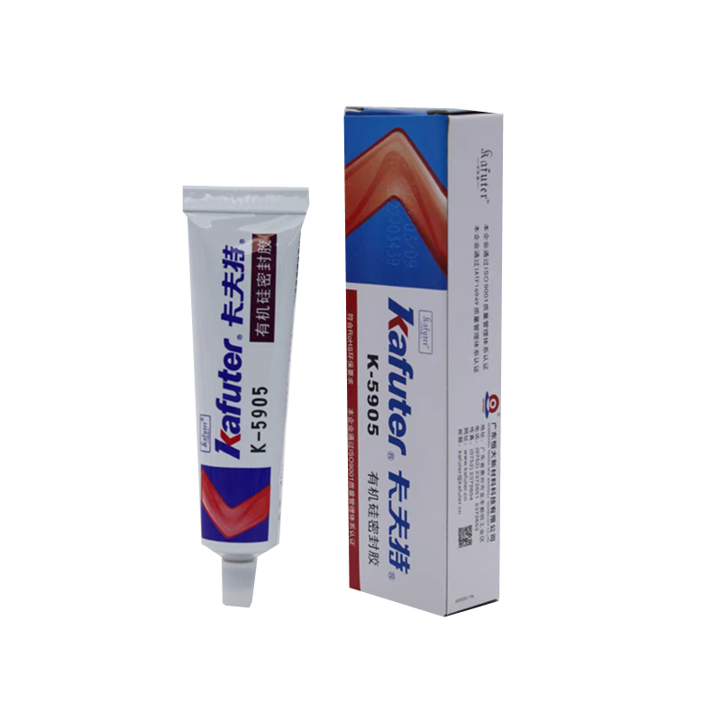 卡夫特K-5905有机硅密封胶电子元器件密封灌封快干半透明45g