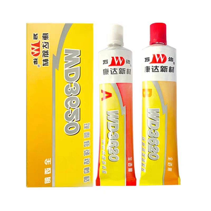 上海康达万达3620透明环氧AB胶高强度金属玉石塑料粘接80g